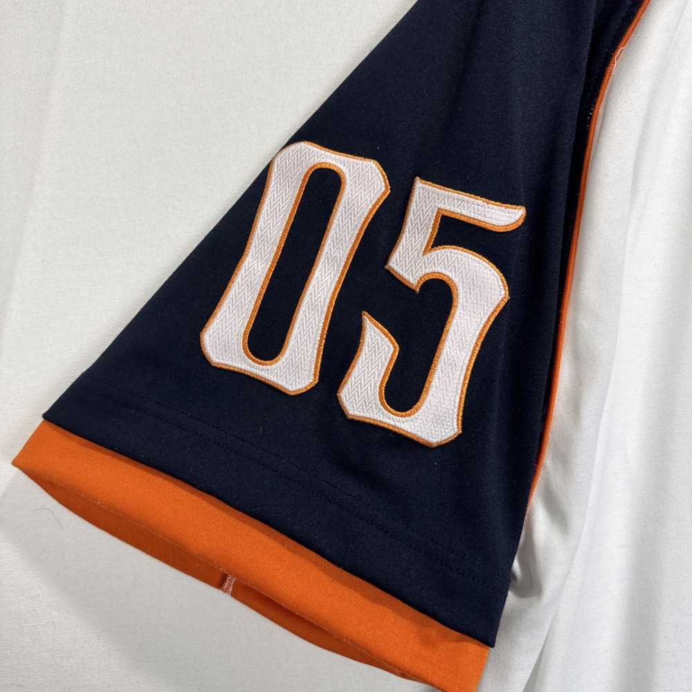VTG FUBU 90s Denver Broncos Jersey 05 Sz XL White/ Orange Rare - Picture 5 of 12